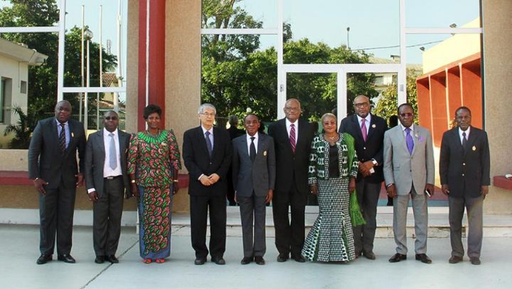 La mission du bureau international du FMI reçu en audience par le président Diby